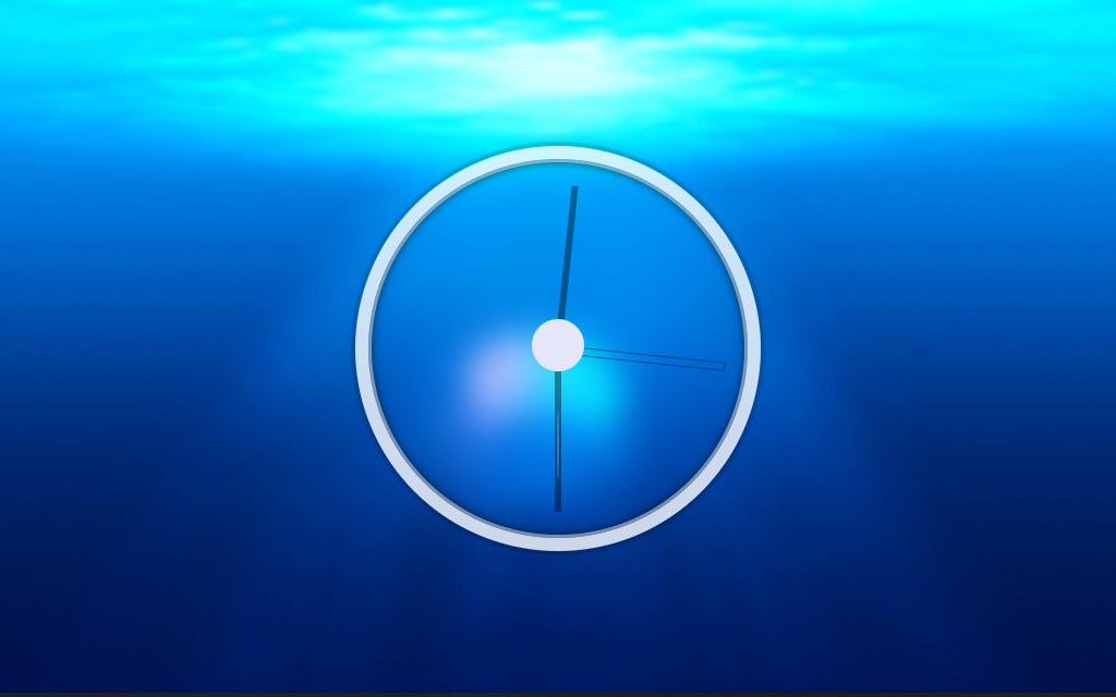 Snapshot of the project JS + CSS Clock